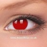 Red Screen Crazy Halloween Coloured Contact Lenses (90 Day Lenses)