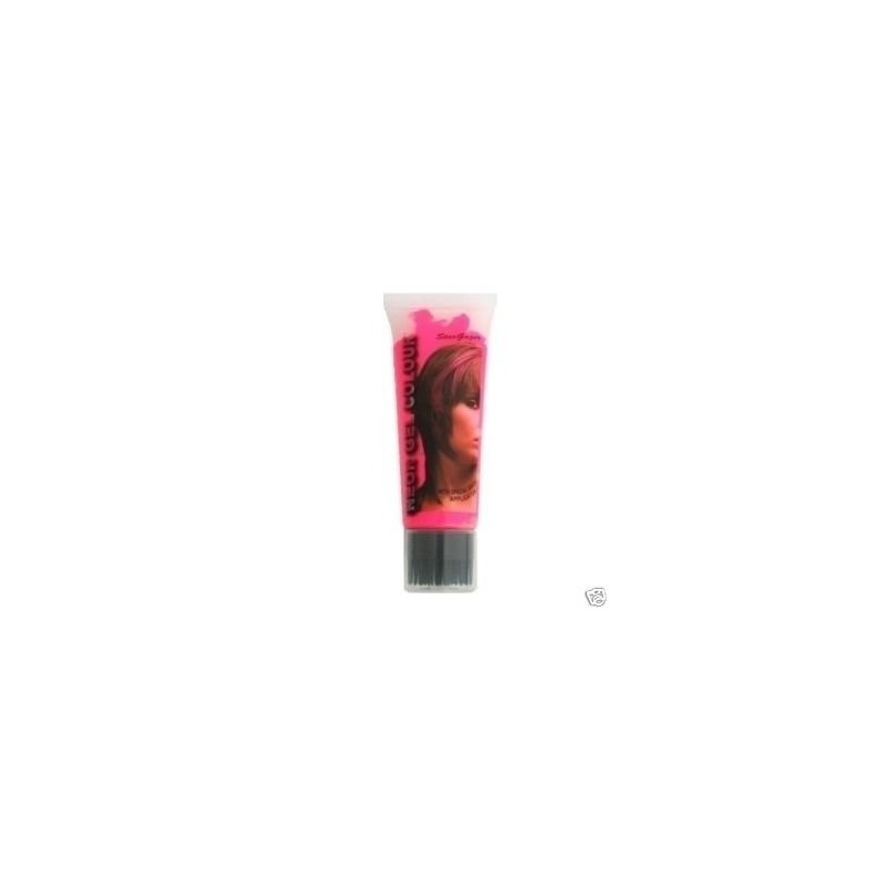 Stargazer Cosmetics Pink UV Reactive Neon Hair Gel