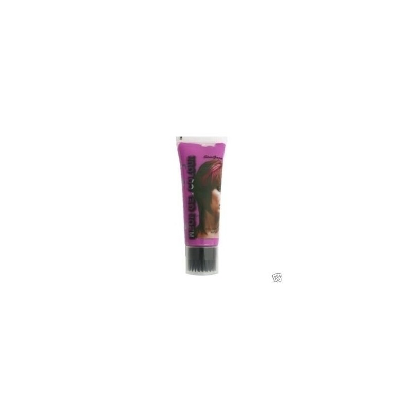 Stargazer Cosmetics Purple UV Reactive Neon Hair Gel