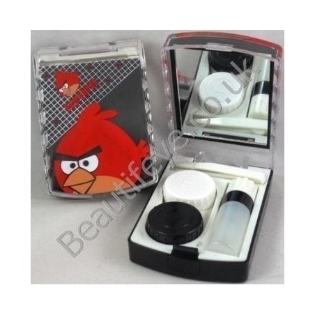 Angry Birds Designer Contact Lens Travel Kit With Mirror