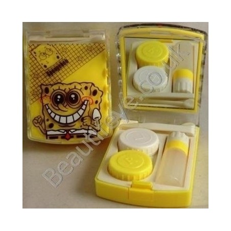 Spongebob Squarepants Designer Contact Lens Travel Kit With Mirr