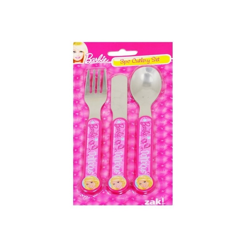 Barbie 3PC Cutlery Set