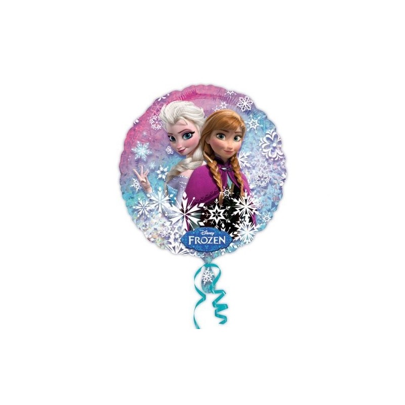 Anagram 18 Inch Circle Foil Balloon - Frozen Holographic
