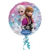 Anagram 18 Inch Circle Foil Balloon - Frozen Holographic