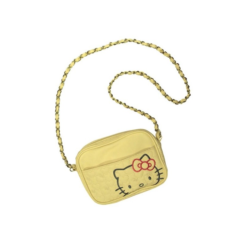 Hello Kitty Cream Quilted Shoulder Chain Bag