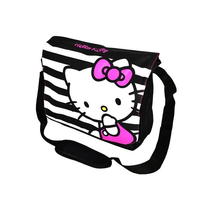 Hello Kitty Striped Messenger Bag