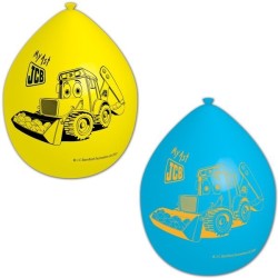 Amscan My 1st JCB Latex Balloons - Assorted
