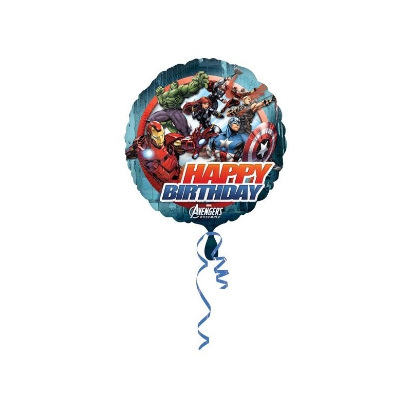 Anagram 18 Inch Circle Foil Balloon - Avengers Birthday