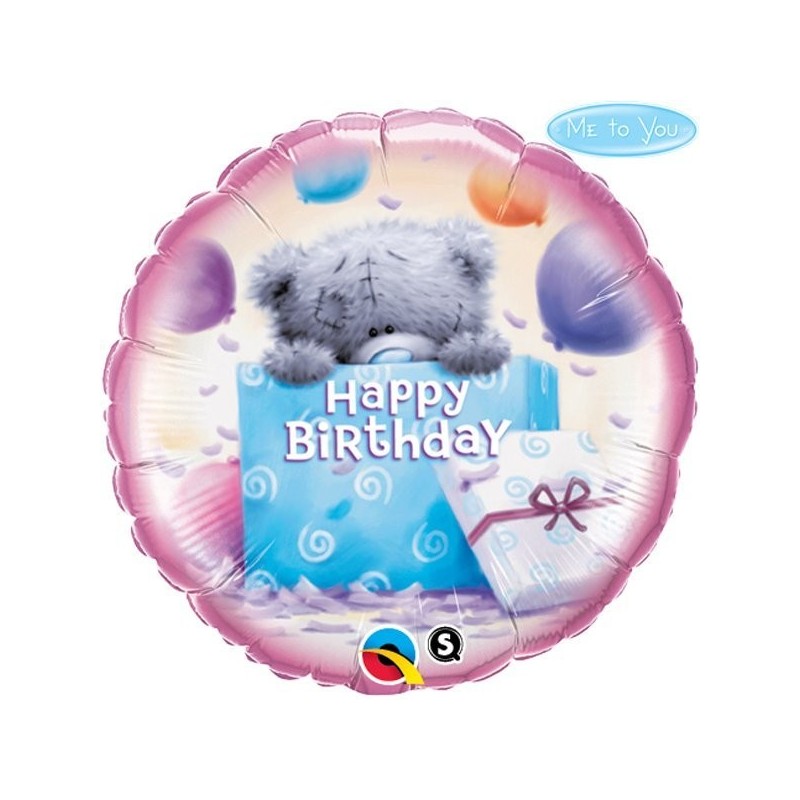 Qualatex 18 Inch Round Foil Balloon - Me To You - Tatty Teddy Bday Present