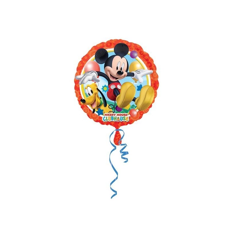Anagram 18 Inch Circle Foil Balloon - Mickey & Pluto