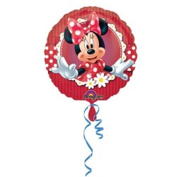 Anagram 18 Inch Circle Foil Balloon - Mad About Minnie