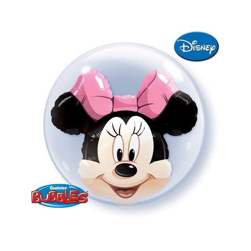Qualatex 24 Inch Double Bubble Balloon - Minnie Mouse