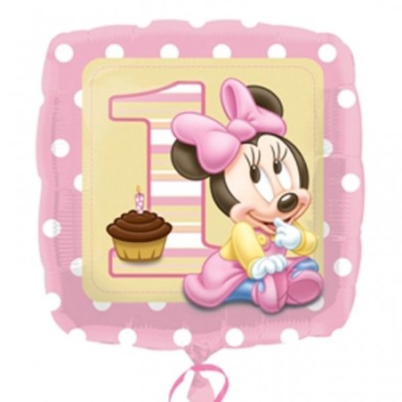 Anagram 18 Inch Foil Balloon - Minnie 1st Birthday