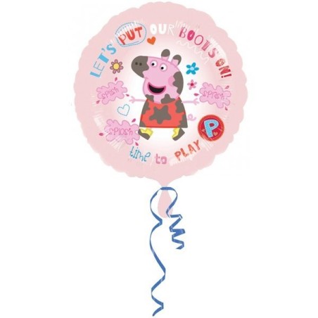 Anagram 18 Inch Circle Foil Balloon - Peppa Pig Time To Play