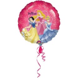 Anagram 18 Inch Circle Foil Balloon - Disney Princesses