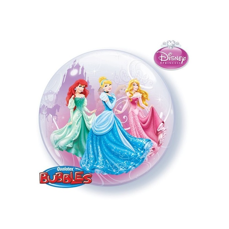 Qualatex 22 Inch Single Bubble Balloon - Disney Princess