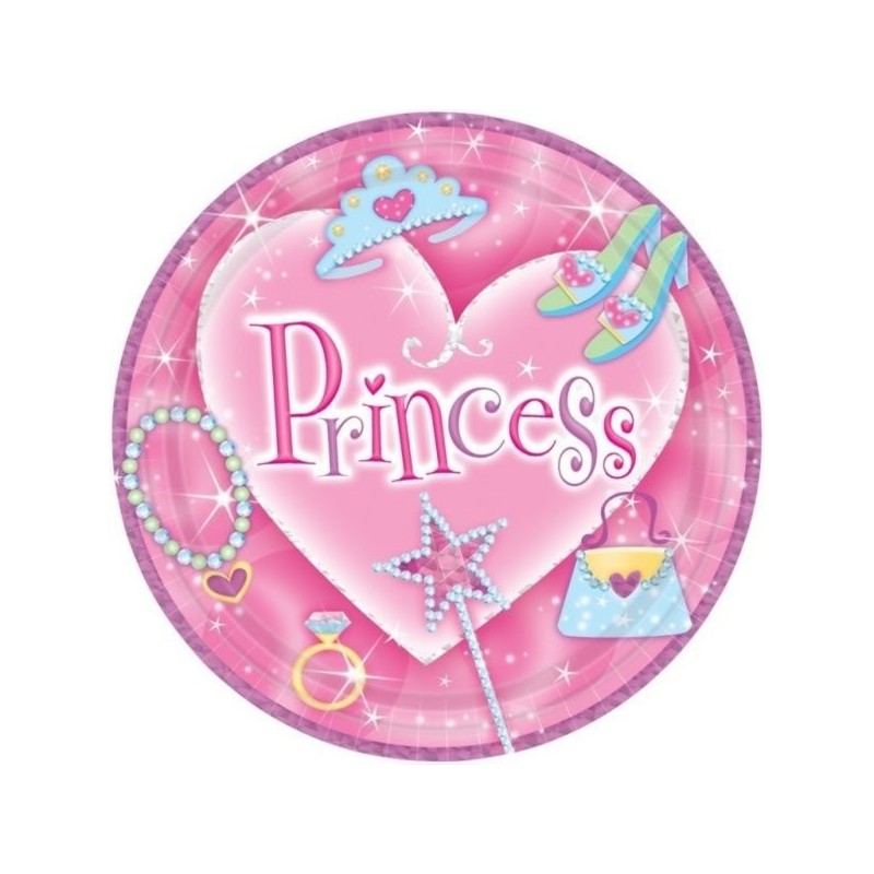 Amscan Paper Plates - Princess