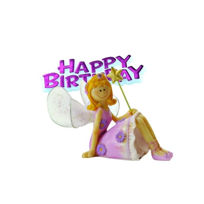 Creative Party Cake Topper - Fairy Princess & Motto