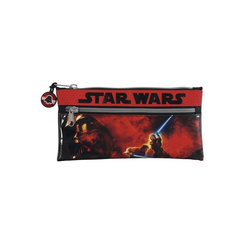 Star Wars Pencil Case With 2 Zippers