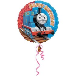 Anagram 18 Inch Circle Foil Balloon - Thomas & Friends Happy Birthday