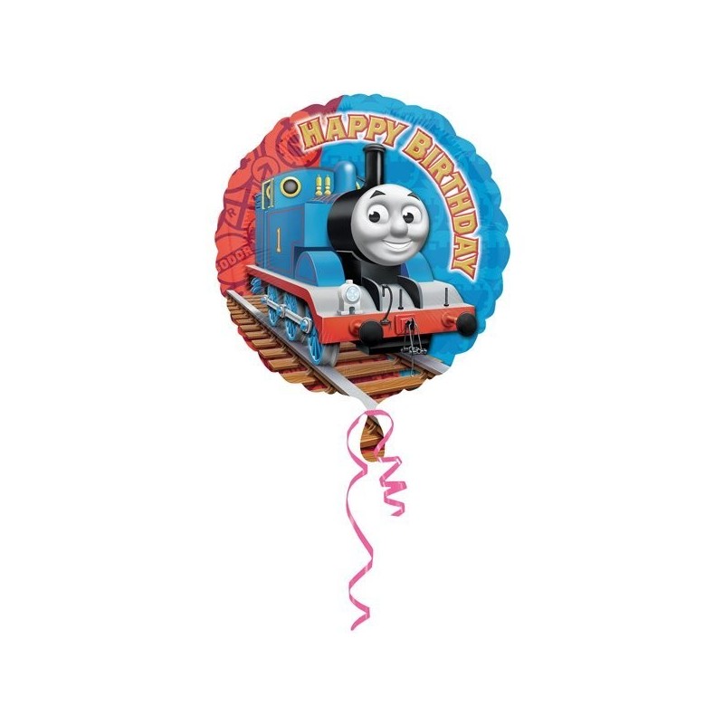 Anagram 18 Inch Circle Foil Balloon - Thomas & Friends Happy Birthday