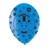 Amscan Thomas Tank Balloon All-Over Latex Balloons - Blue