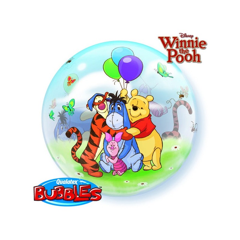 Qualatex 22 Inch Single Bubble Balloon - Winnie The Pooh