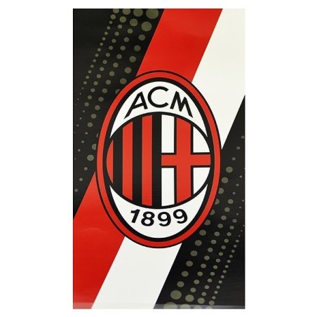 AC Milan Stripe Beach Towel