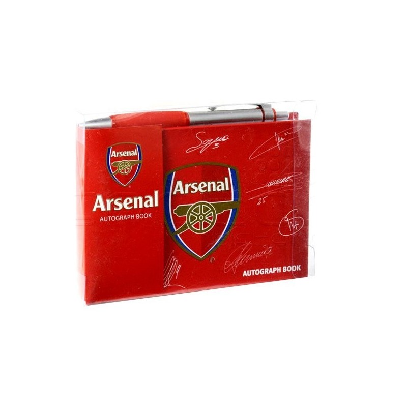 Arsenal Autograph Book & Pen Set