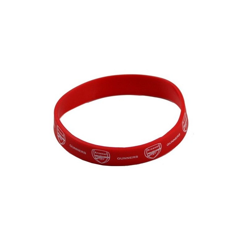 Arsenal Rubber Crest Single Wristband