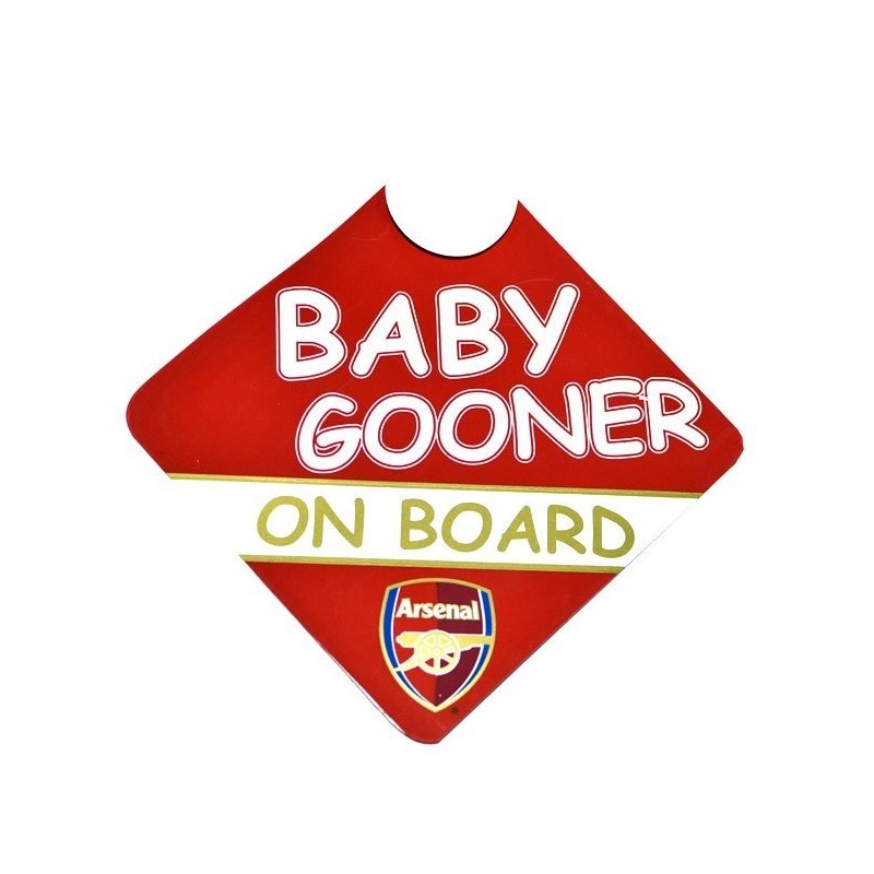 Arsenal Baby On Board Sign