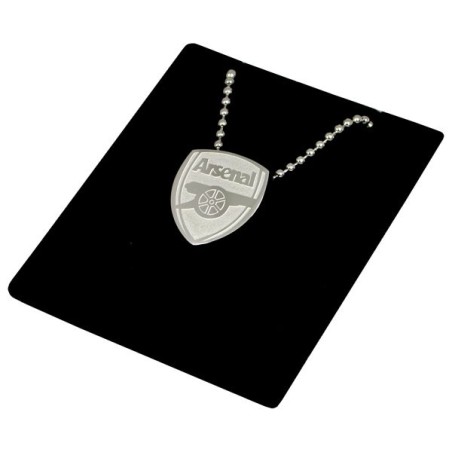 Arsenal Stainless Steel Crest Pendant/Chain