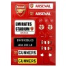 Arsenal Kids Sticker Set