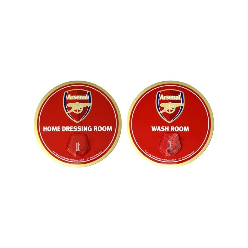 Arsenal 2PK Sign With Hanging Hooks