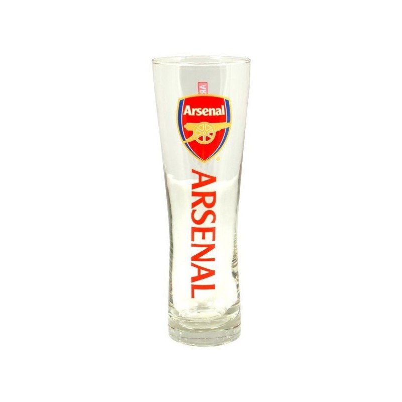 Arsenal Wordmark Crest Peroni Pint Glass
