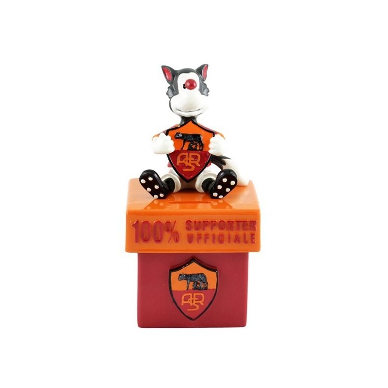 AS Roma Mascot Ceramic Money Box