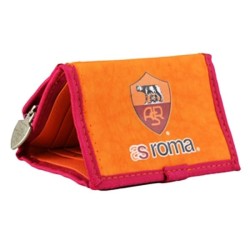 AS Roma Wallet with Zip - Orange