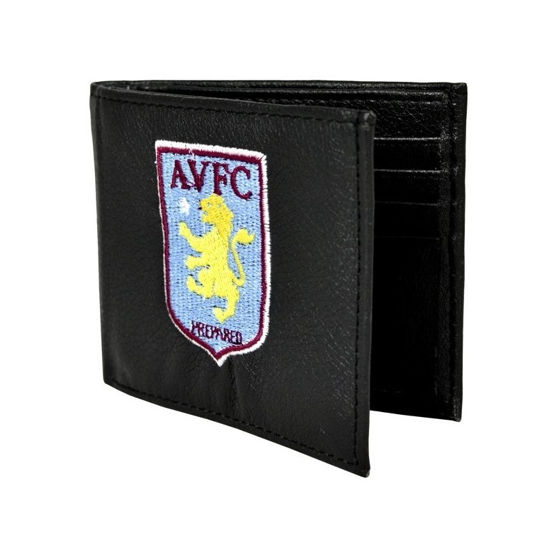 Aston Villa Crest Embroidered PU Leather Wallet