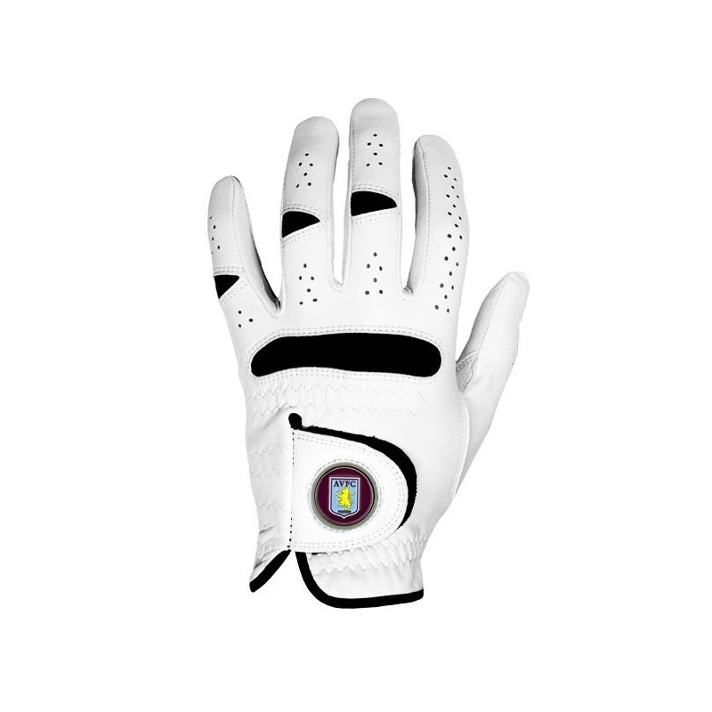 Aston Villa Golf Glove & Marker -S