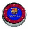 Barcelona Aluminium Table Clock - Burgundy
