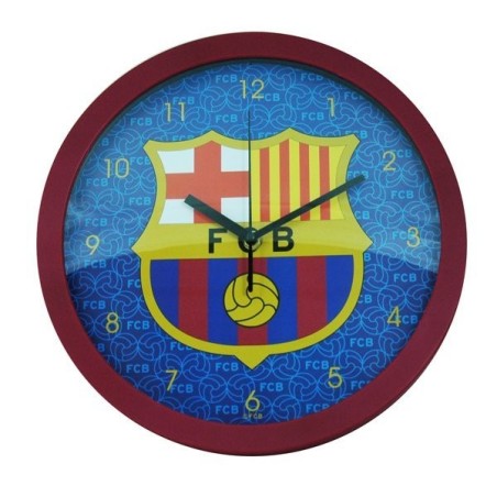 Barcelona Wall Clock - Burgundy
