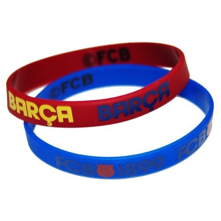 Barcelona Rubber Wristbands - 2PK