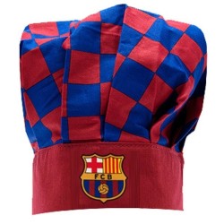 Barcelona Checked Chefs Hat