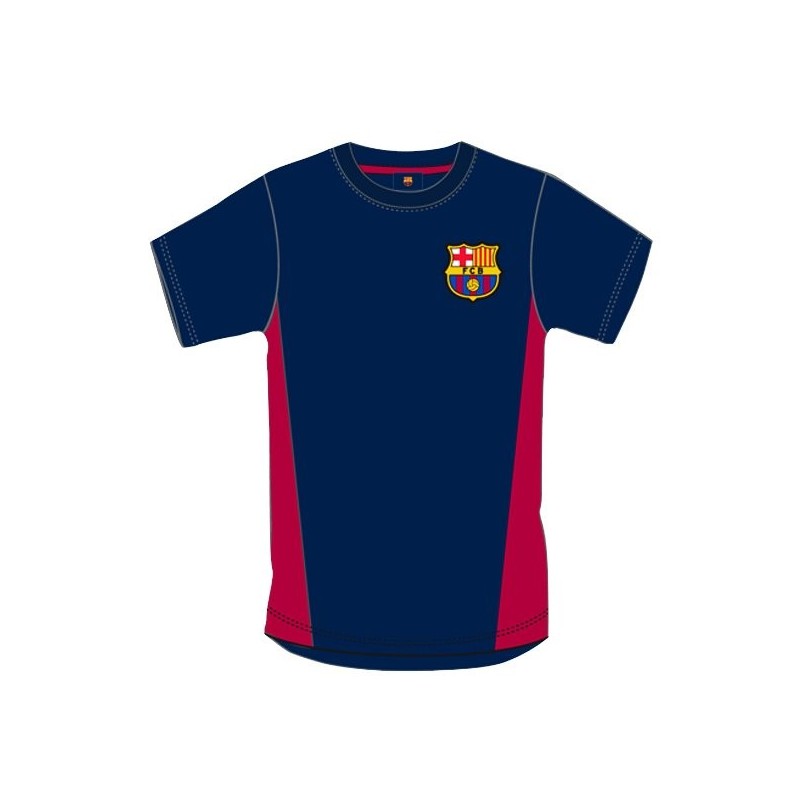 Barcelona Navy Crest Mens T-Shirt - L