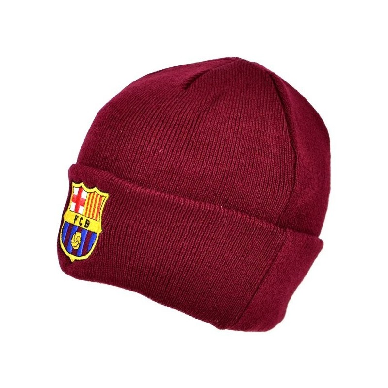Barcelona Cuff Knitted Hat - Burgundy