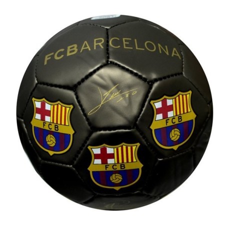 Barcelona Black Signature Football - Size 2