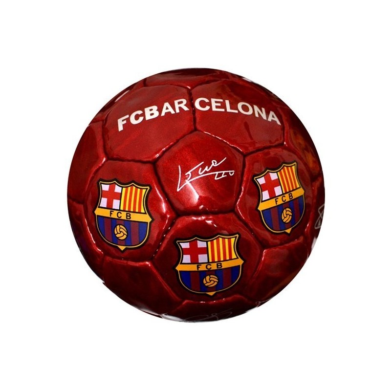 Barcelona Red Signature Football - Size 2