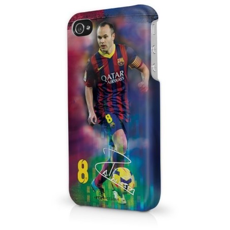 Barcelona iPhone 5/5S Hard Phone Case - Iniesta