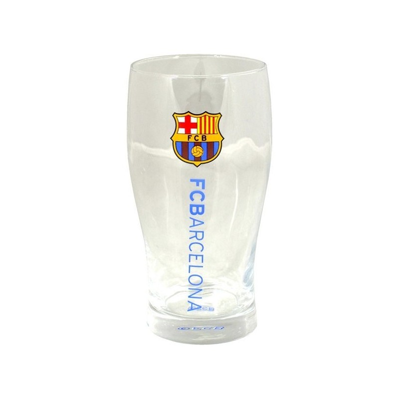 Barcelona Wordmark Crest Pint Glass
