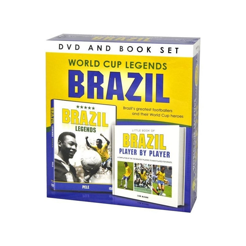 Brazil World Cup Legends DVD/Book Gift Set
